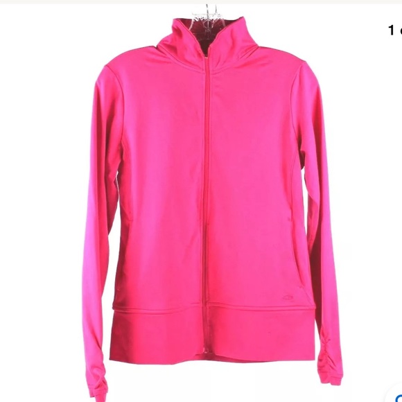 champion pink zip up